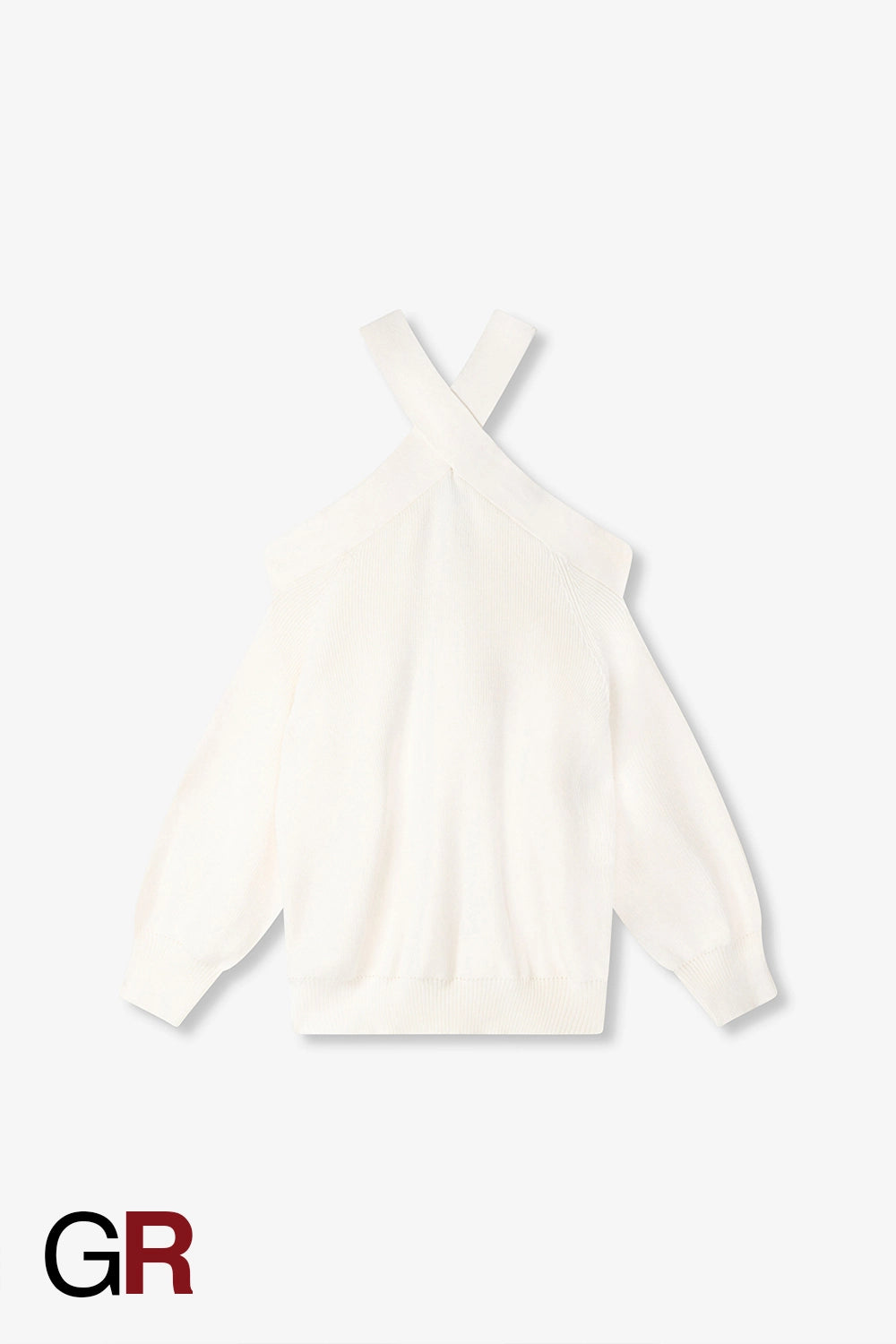 Effortless Luxe Knit White Pullover - GlamoROZ