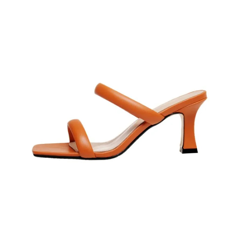 Elegance High-Heel Mules - GlamoROZ