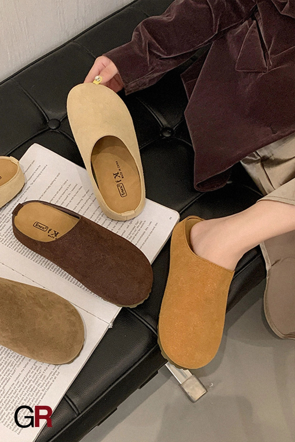 Ugly Soft Flat For Outdoors Slip-on Boken Slippers