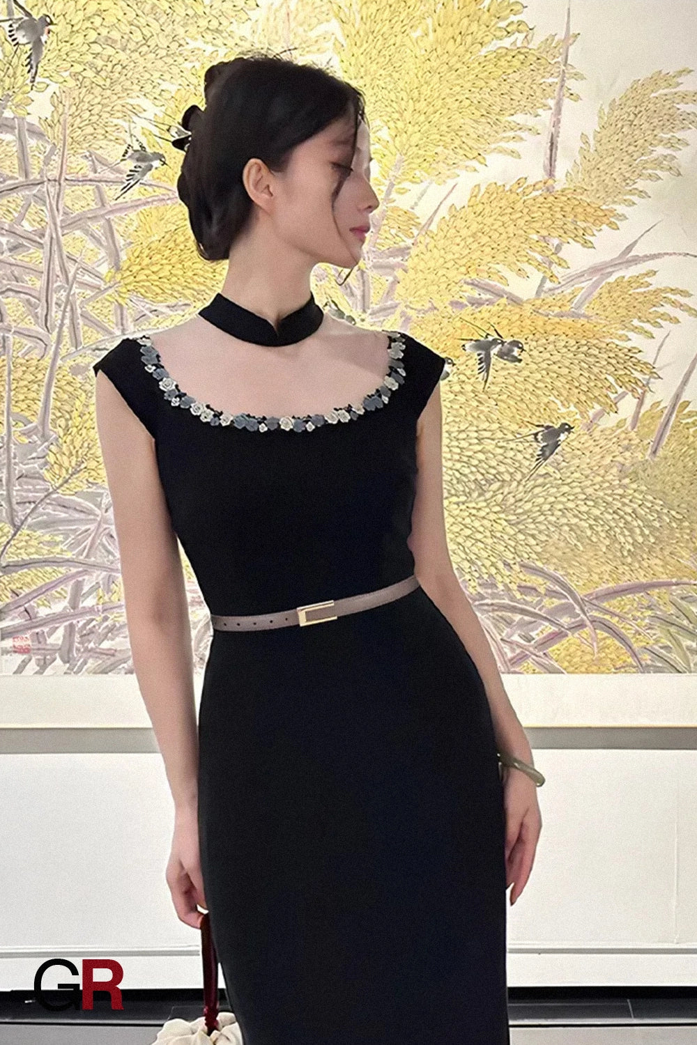 Cowhide Retro Black All-match Decorative Skirt Suit Jeans Leather Thin Belt