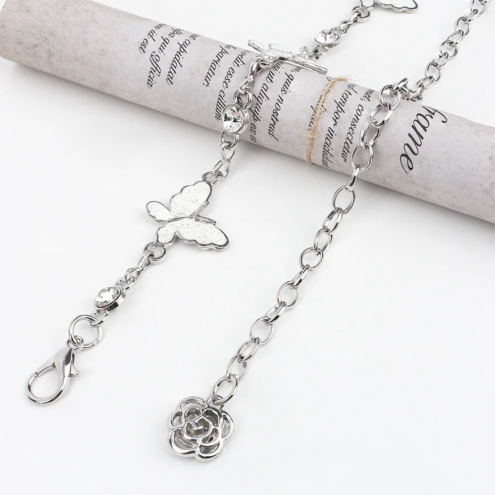 Butterfly Drop Chain Belt - GlamoROZ