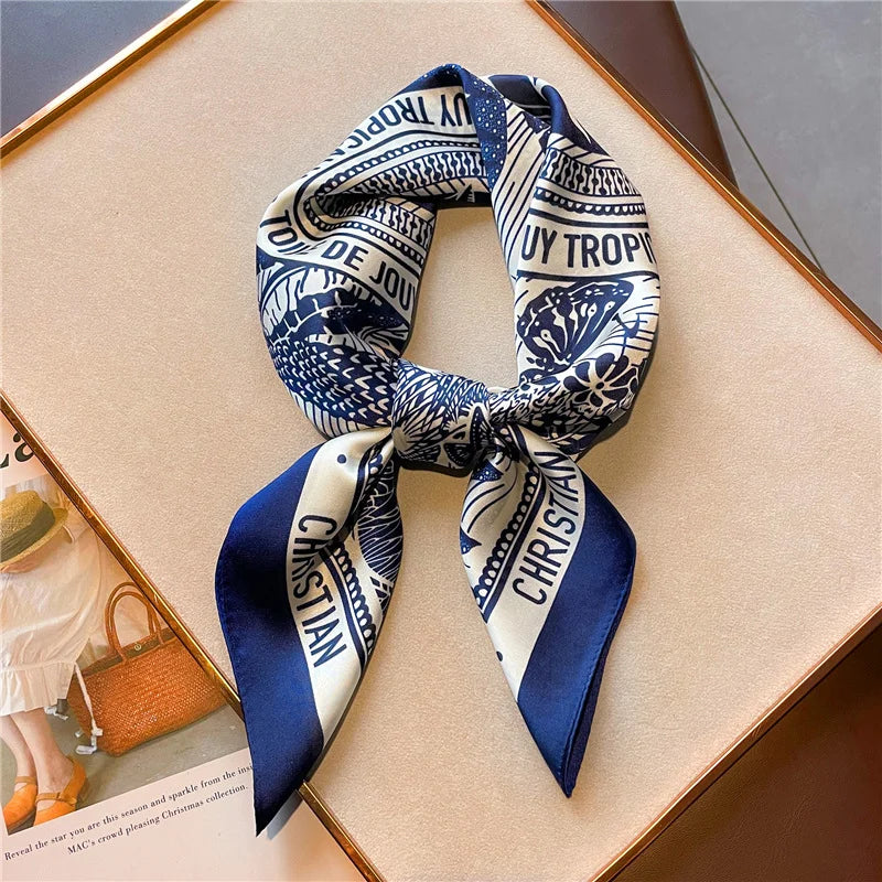 Petite Elegance Silk Scarf - GlamoROZ