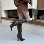 Design Black Slimming Leg Warmer New Hot Girl High-heel Boots