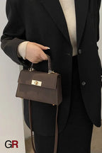 Color Bag Fashionable Simple High-grade Pattern Western Style Portable Crossbody Bag