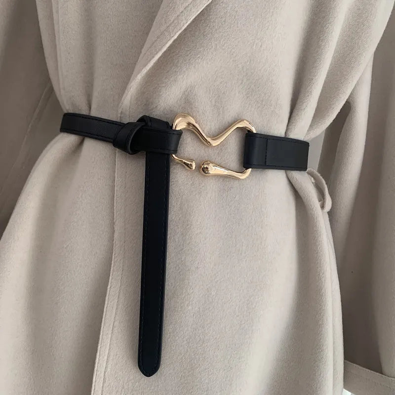 Luxury Coat Knot Belt - GlamoROZ