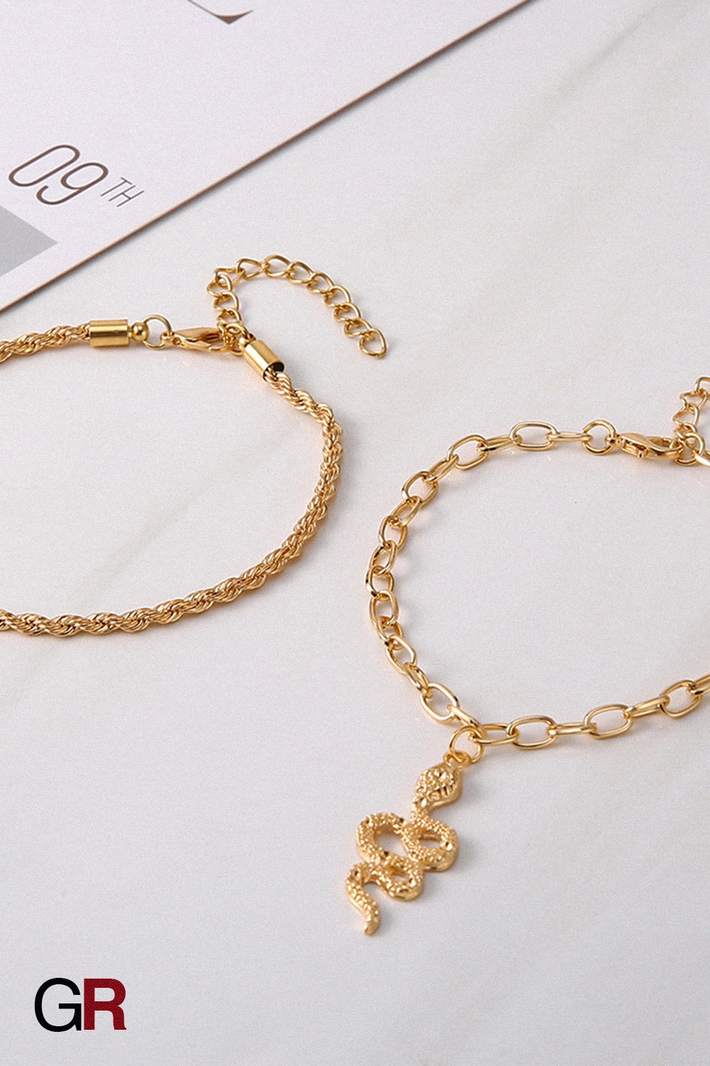 Serpentine Luxe Anklet