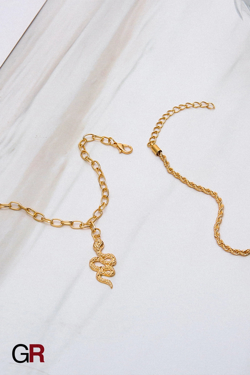 Serpentine Luxe Anklet