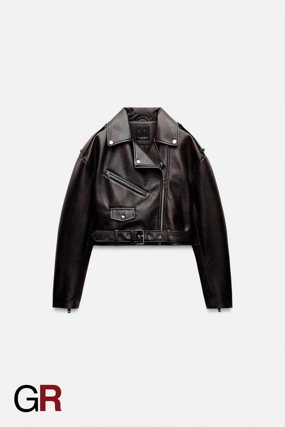 Luxe Lapel Faux Leather Jacket - GlamoROZ