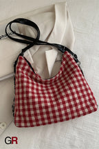 Plaid Large Capacity Commute Leisure Simple Backpack