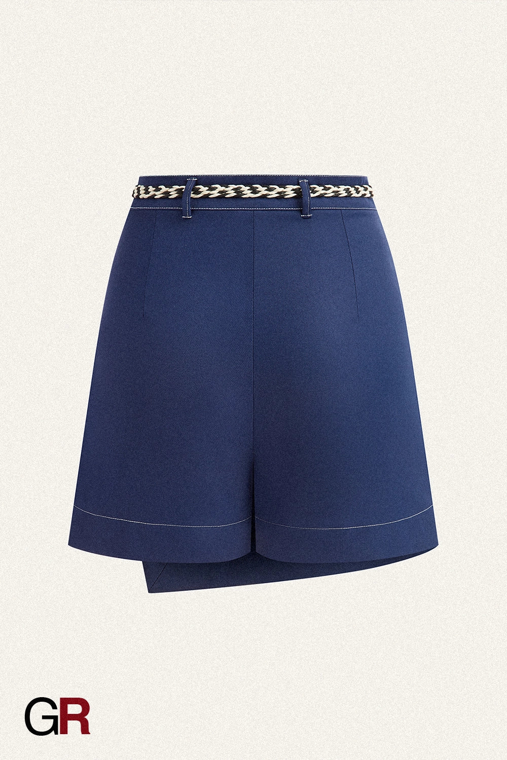 Women's Belt Double Breasted Culottes Short