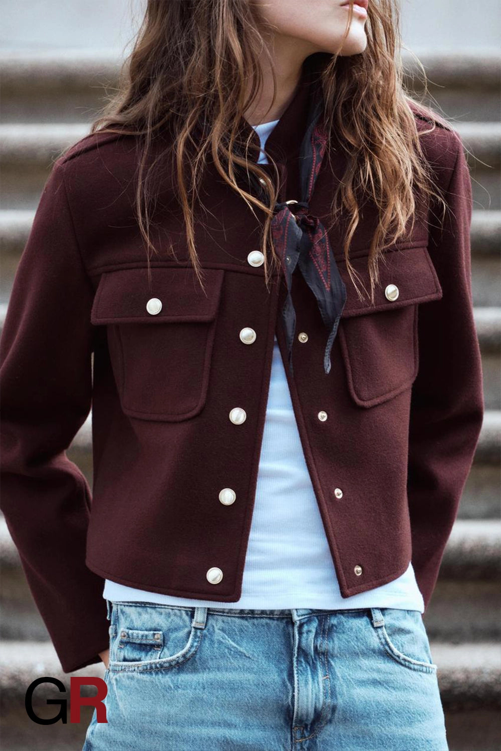 Bespoke Stand Collar Short Jacket - GlamoROZ