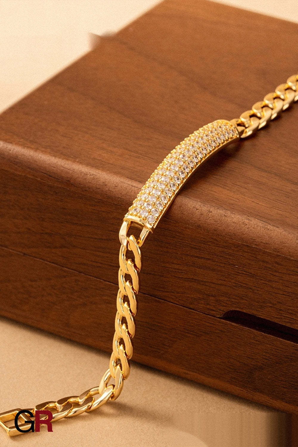 Aurora Pavé Link Bracelet
