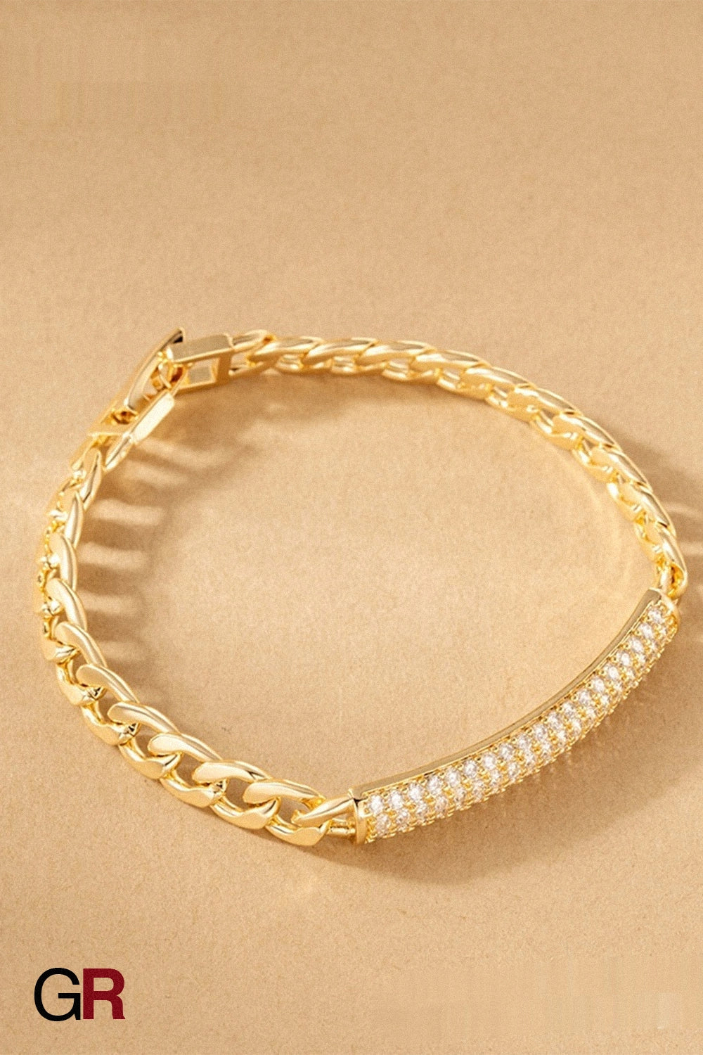 Aurora Pavé Link Bracelet