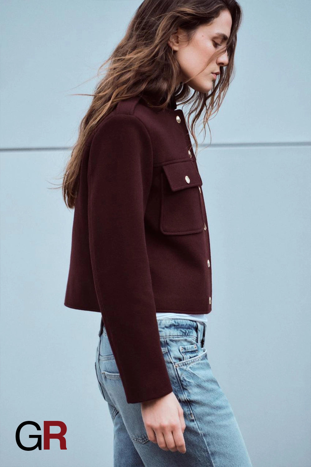 Bespoke Stand Collar Short Jacket - GlamoROZ
