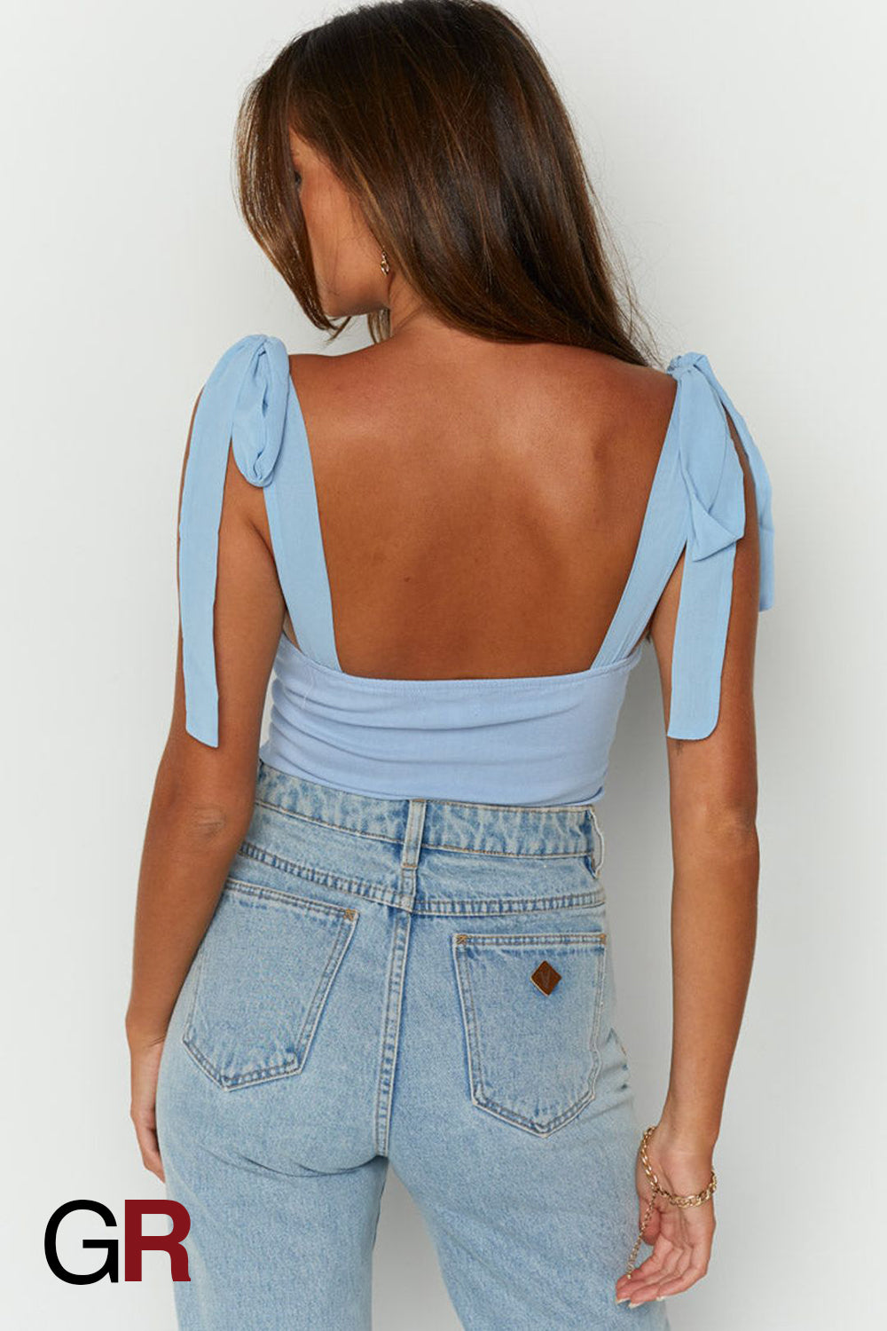 Charming Bondage Solid Bodycon Tee - GlamoROZ