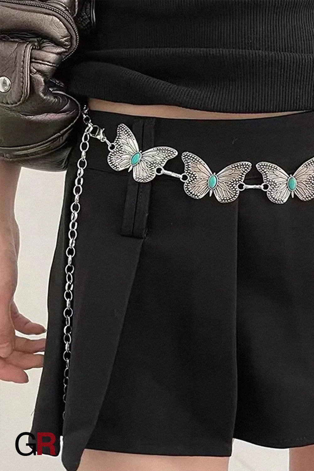 Metal Butterfly Shape Waist Simple Chain