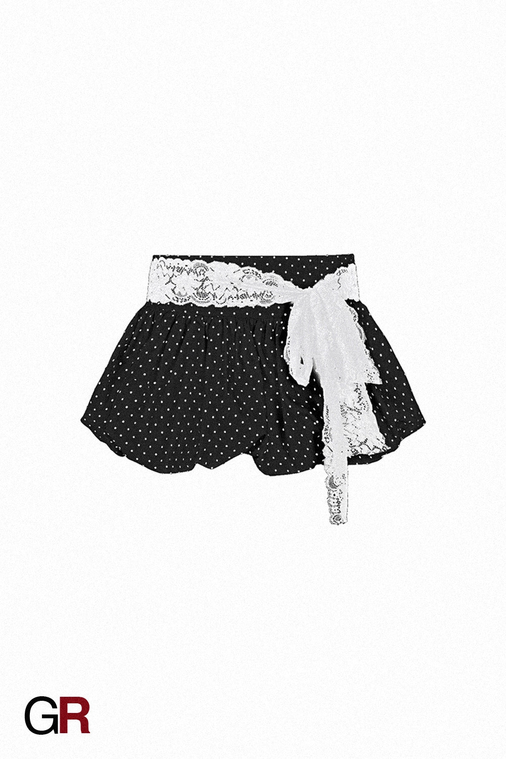 Women's Clothing Polka Dot Lace Series Hot Girls All-match A- Line Skirt