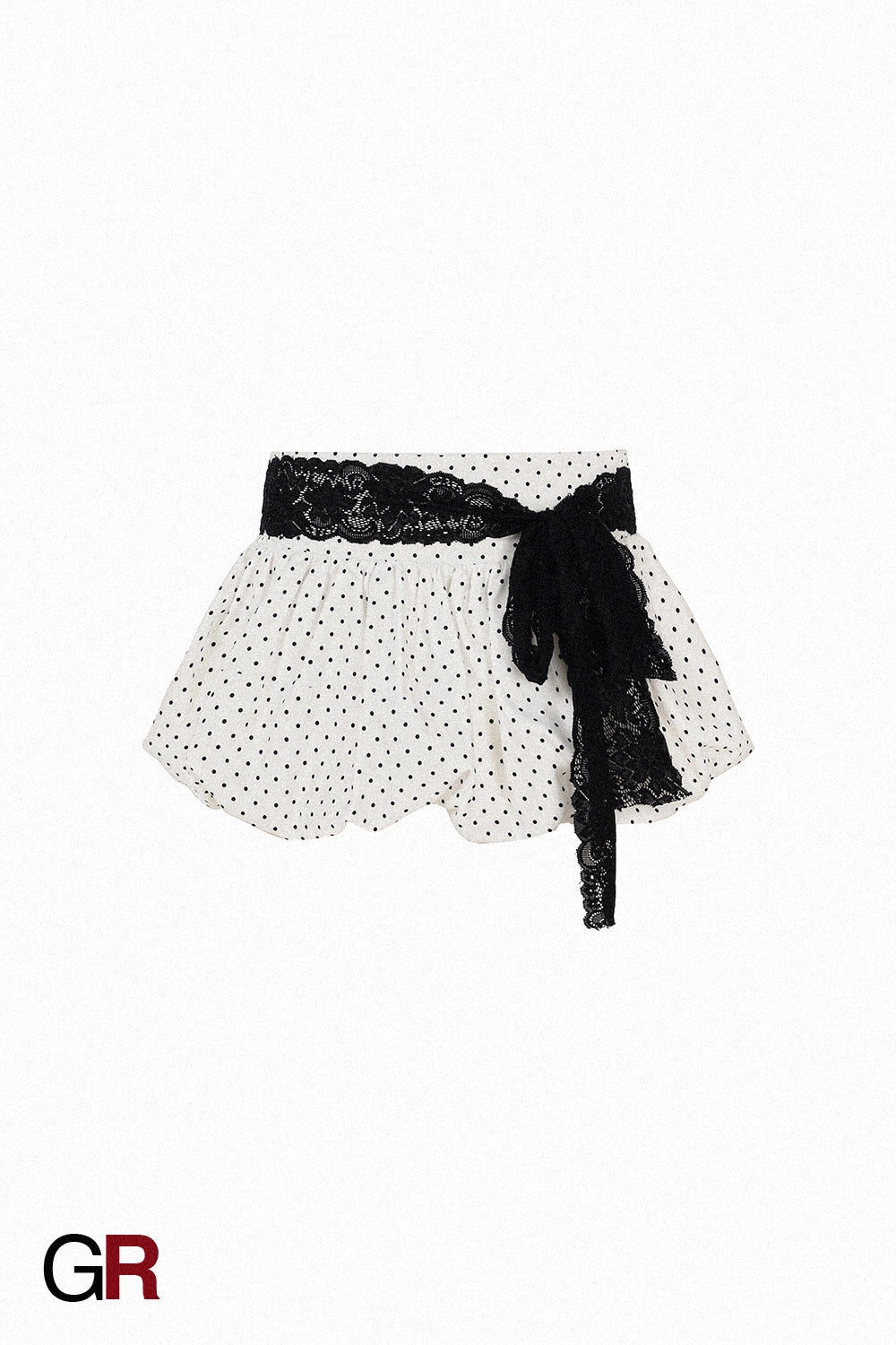 Women's Clothing Polka Dot Lace Series Hot Girls All-match A- Line Skirt
