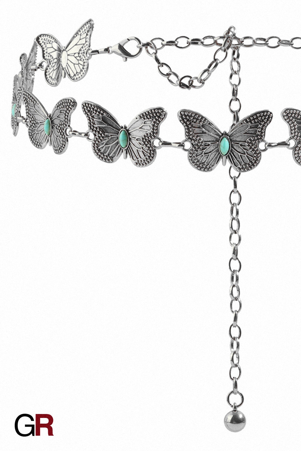 Metal Butterfly Shape Waist Simple Chain