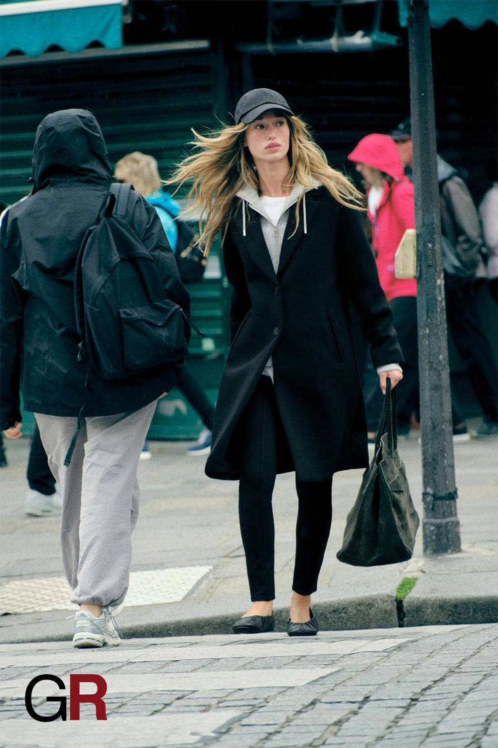 Contrast Trim Single-Breasted Coat - GlamoROZ