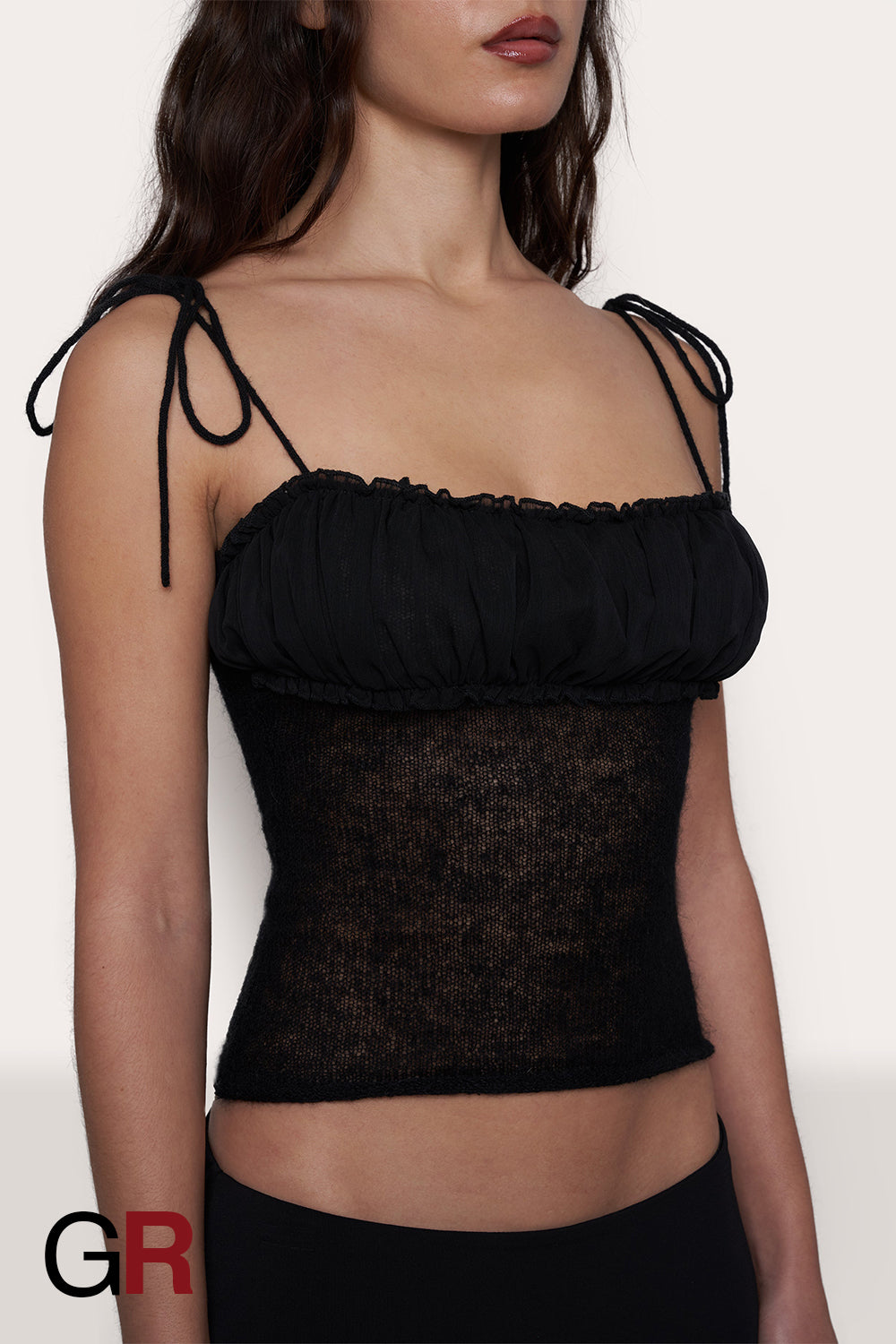 Radiant Allure Stretch Knit Crop Top - GlamoROZ