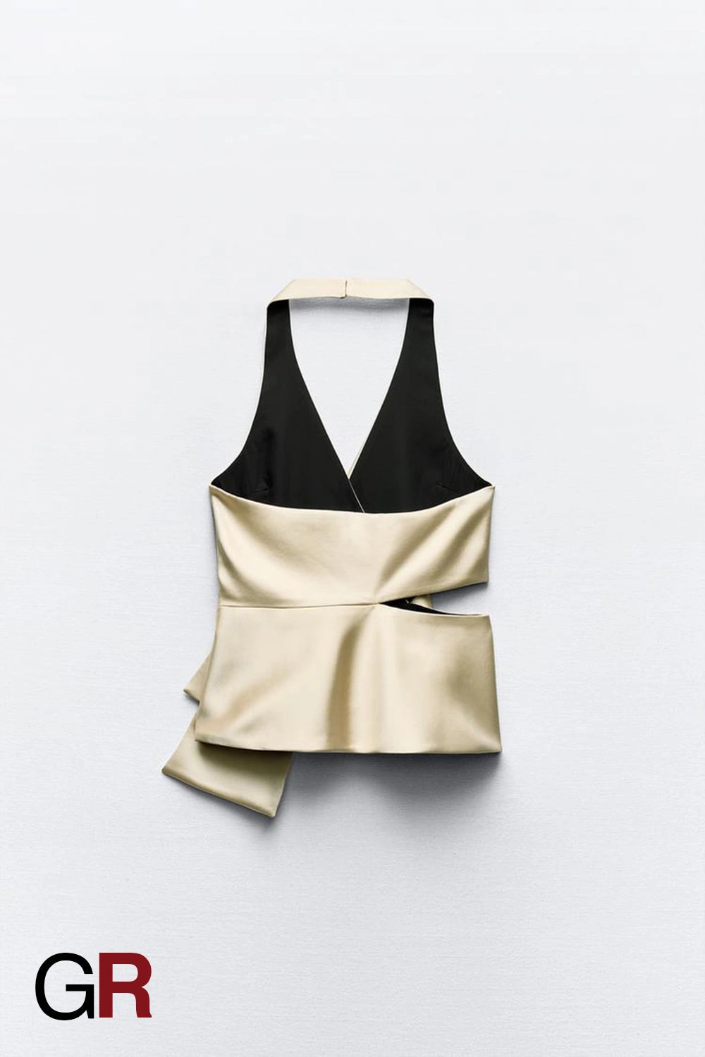 Ethereal Halter Spaghetti-Strap Top - GlamoROZ