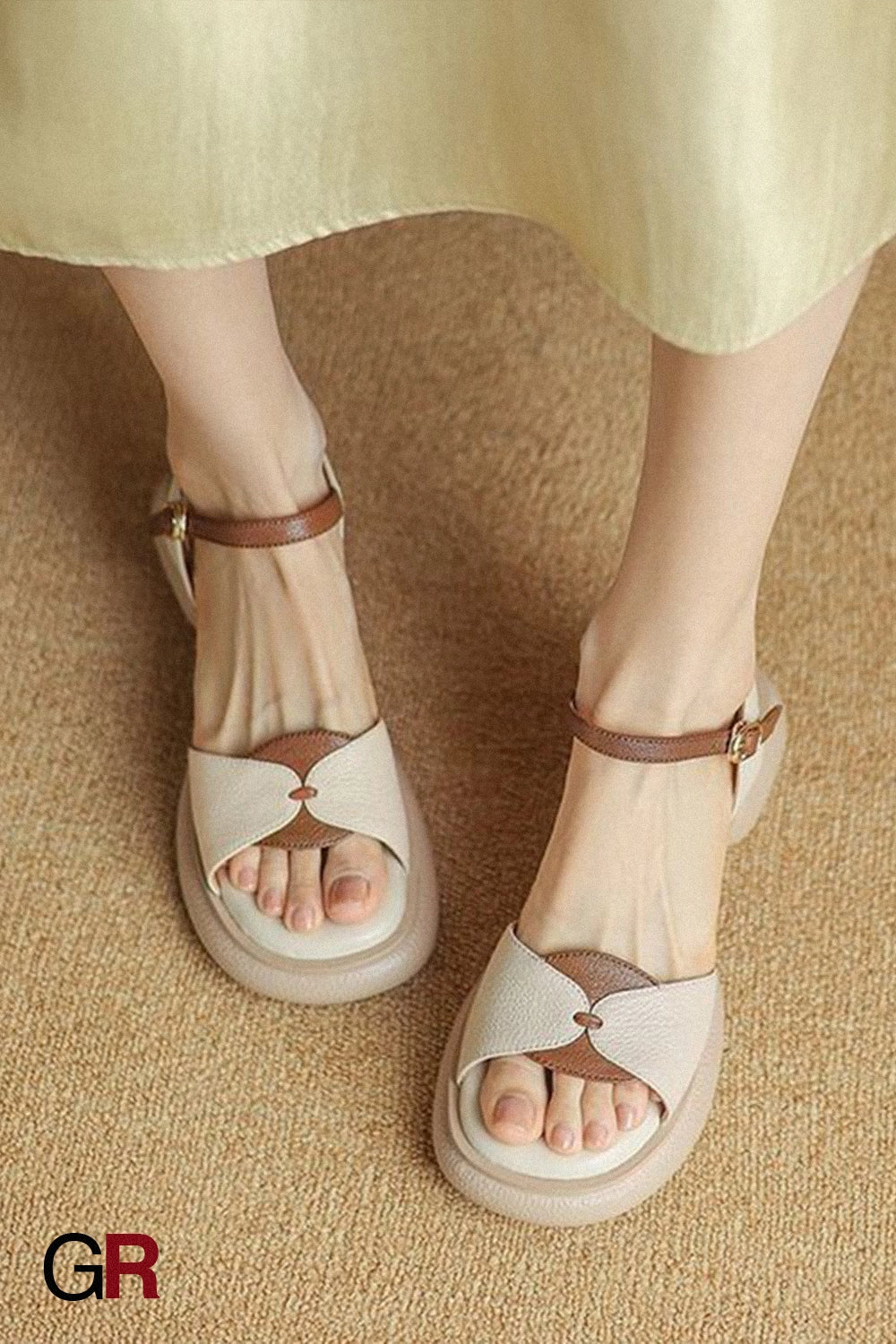 Chunky Heel Platform Open Toe Women's Sandals
