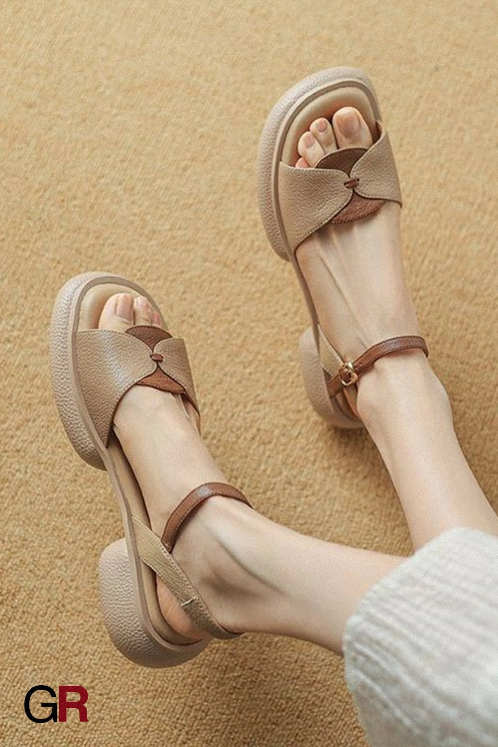 Chunky Heel Platform Open Toe Women's Sandals