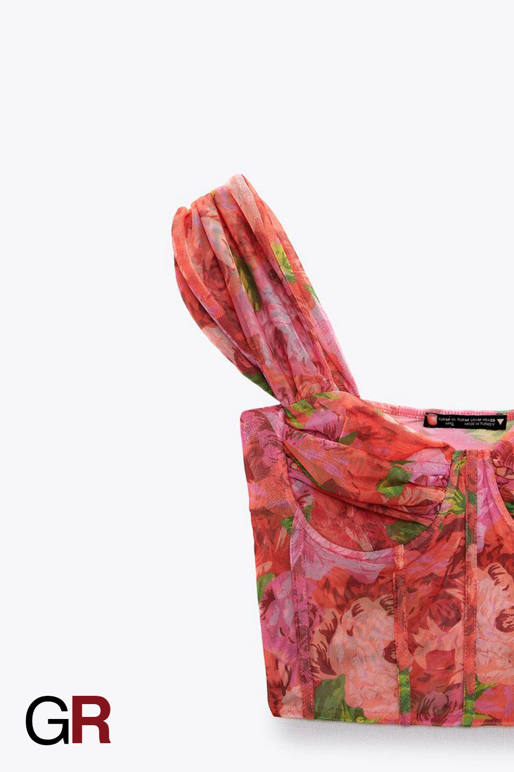 Silk Screen Printed Corset T-Shirt - GlamoROZ