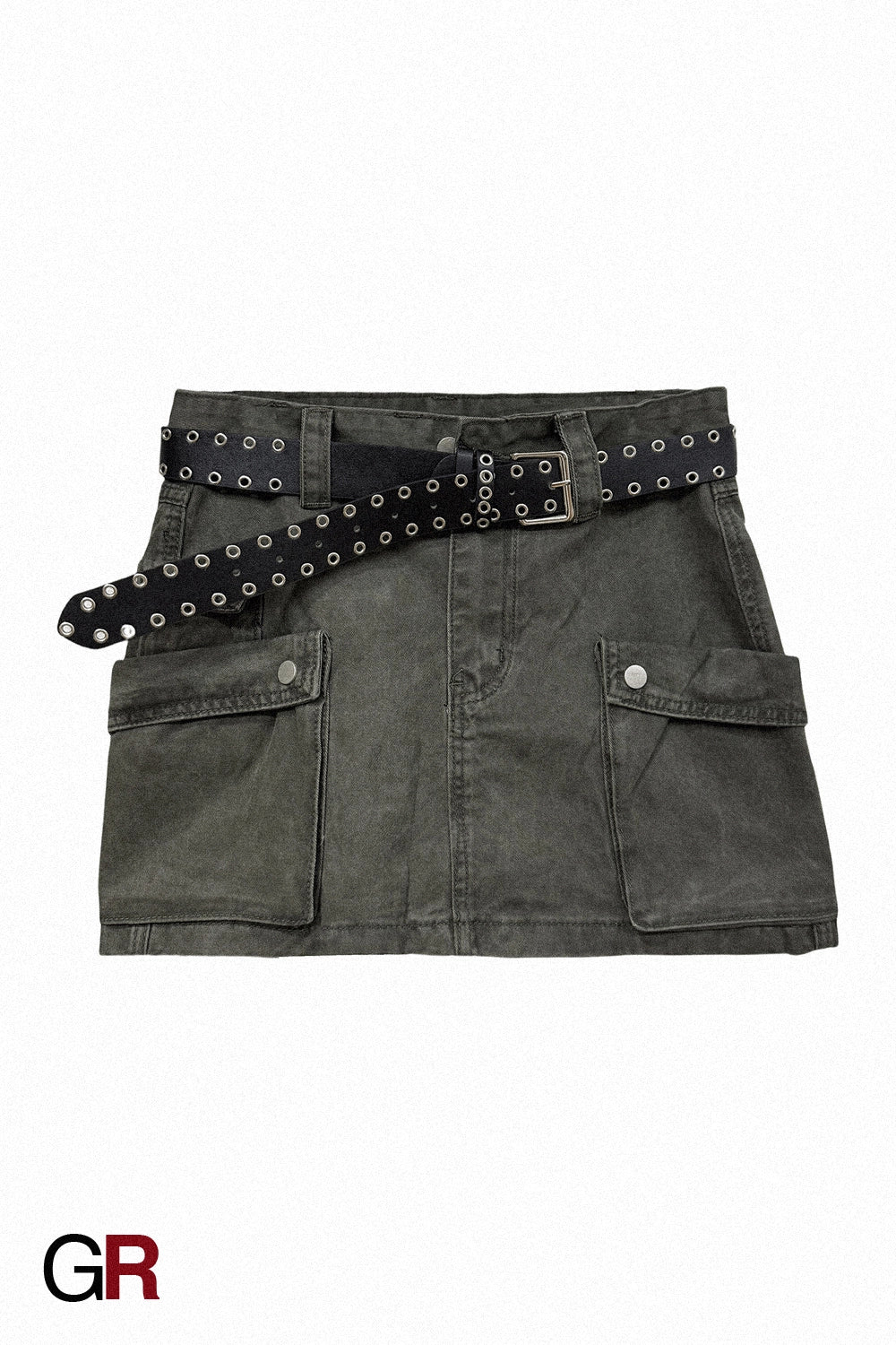 Summer Workwear Low Waist Skirt Women's Pocket Skirt
