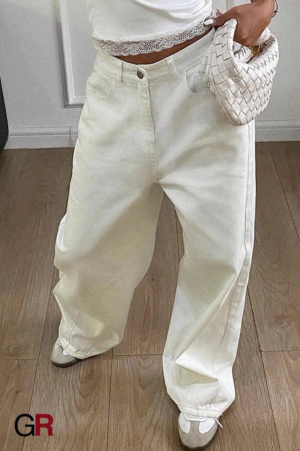 Vintage Jeans Wide Leg Casual Long Pants