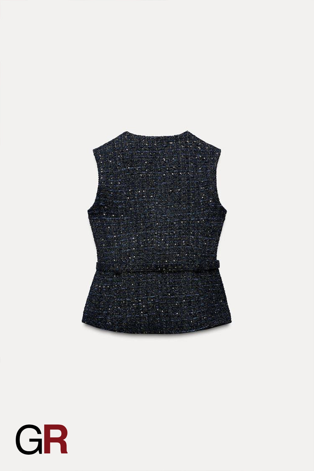 Versatile Textured Knit Vest - GlamoROZ