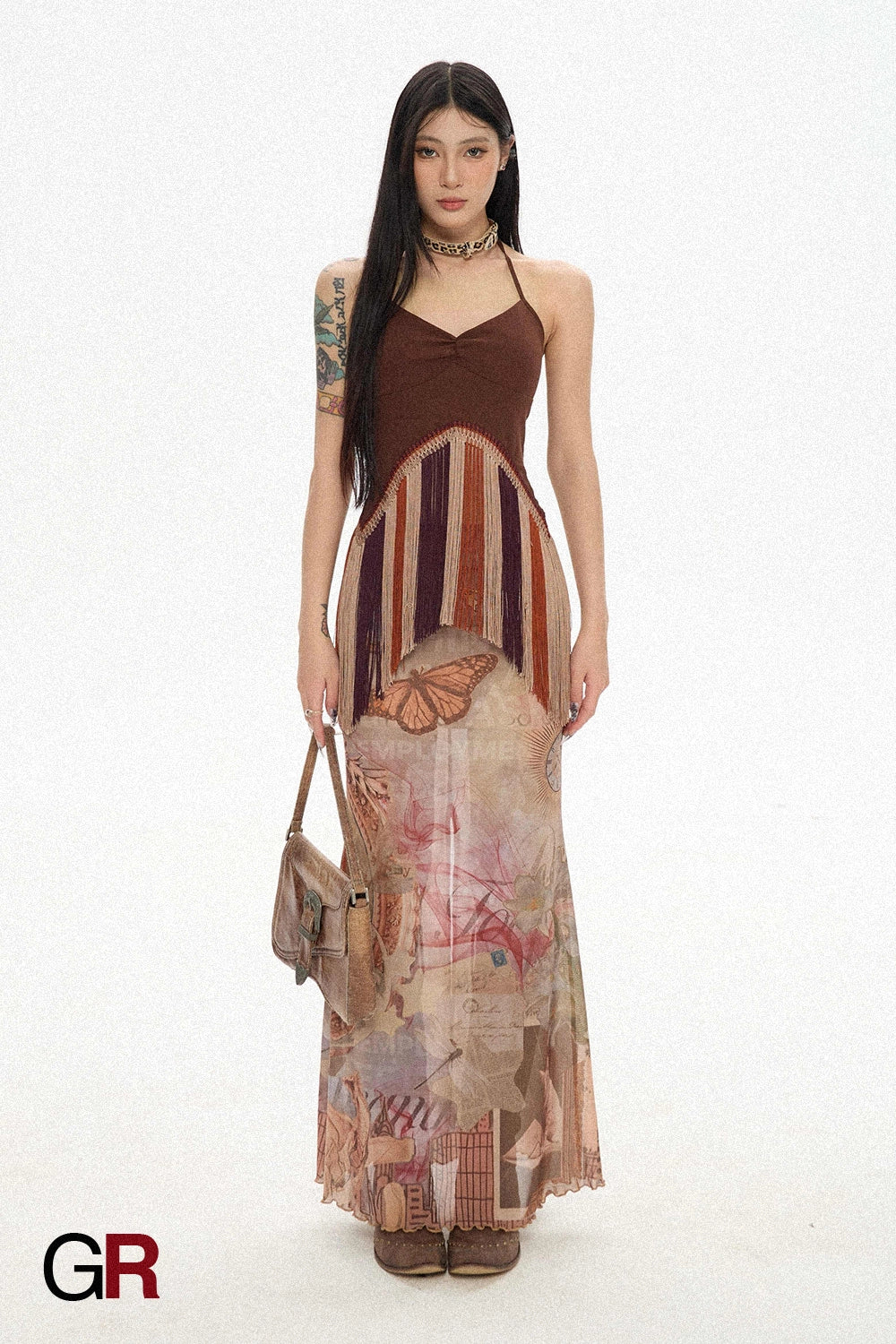 Printing Skirt Women's Summer Fishtail Length Skirt