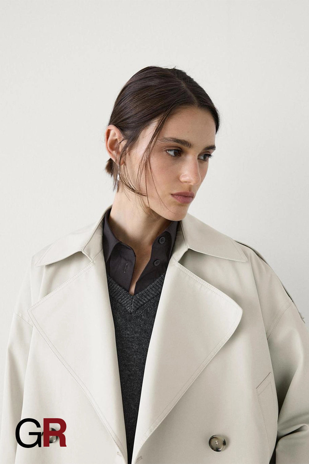 British Chic Short Trench Coat - GlamoROZ