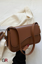 Fashion Simple New Flip Magnetic Buckle Shoulder Bag